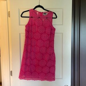Pink mud pie sleeveless dress